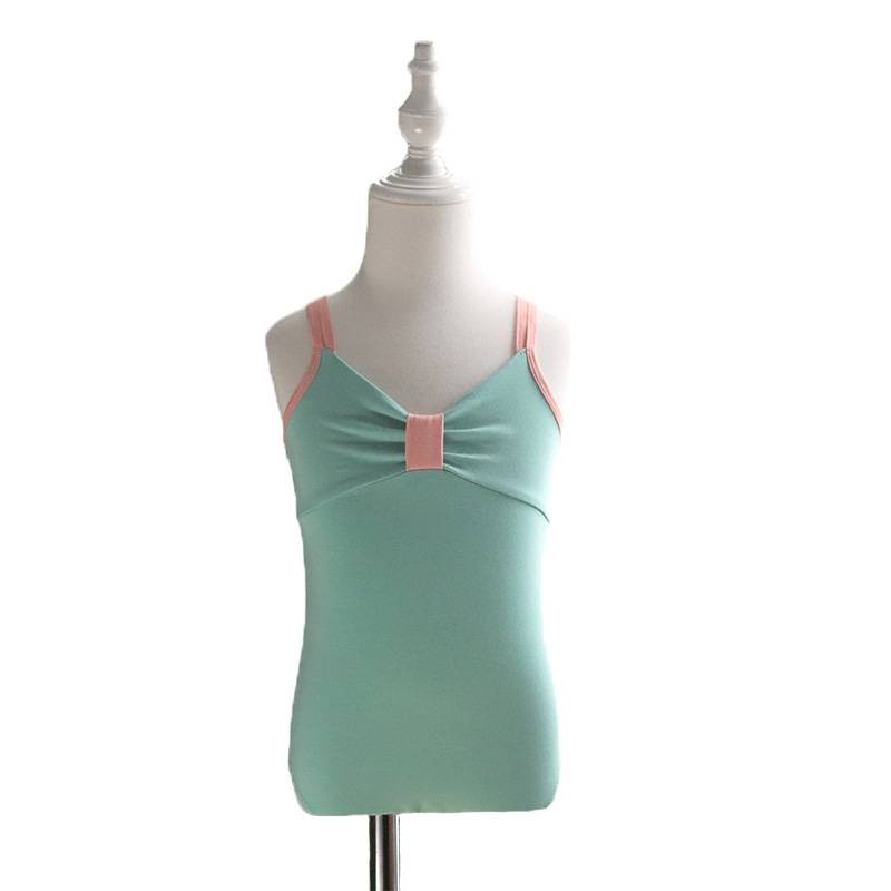 Girl dance practice service summer children's shape Chinese ballet connective dress test camisole skirt dancing dance service