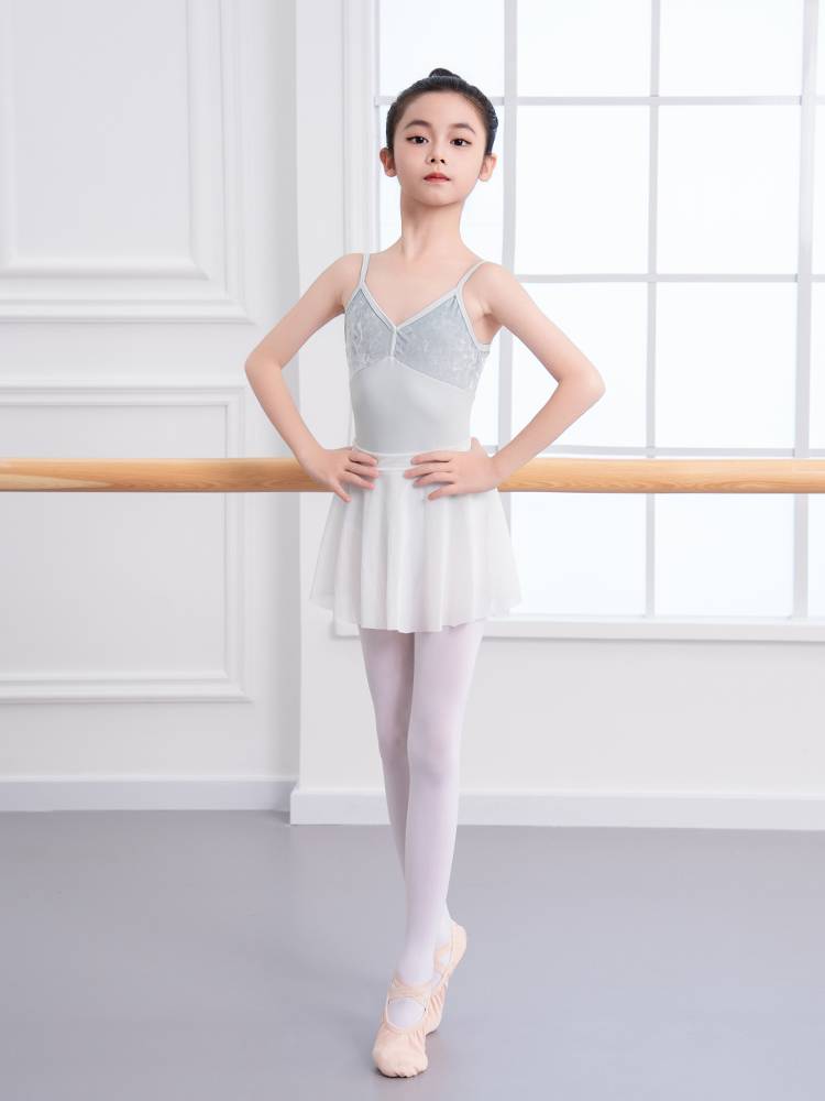 Dance service children and female Chinese dance ballet body fucking exercises practice service girl summer suspender shape clothes to open files
