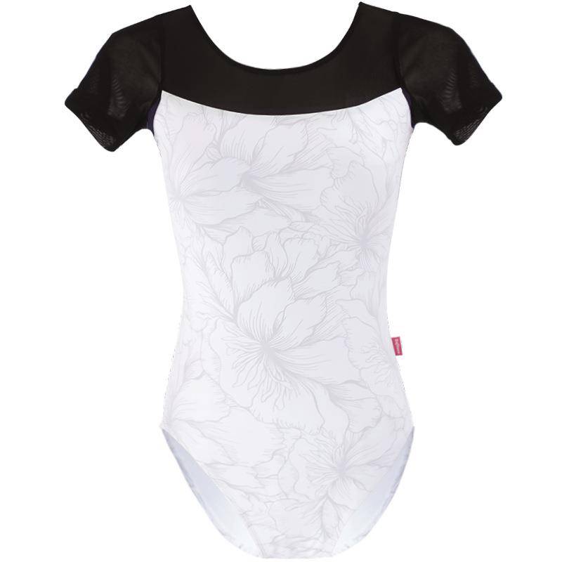 Ballet dance clothing printed soft net in summer stitching, dance dance exercise, artistic test shape classical dance clothing