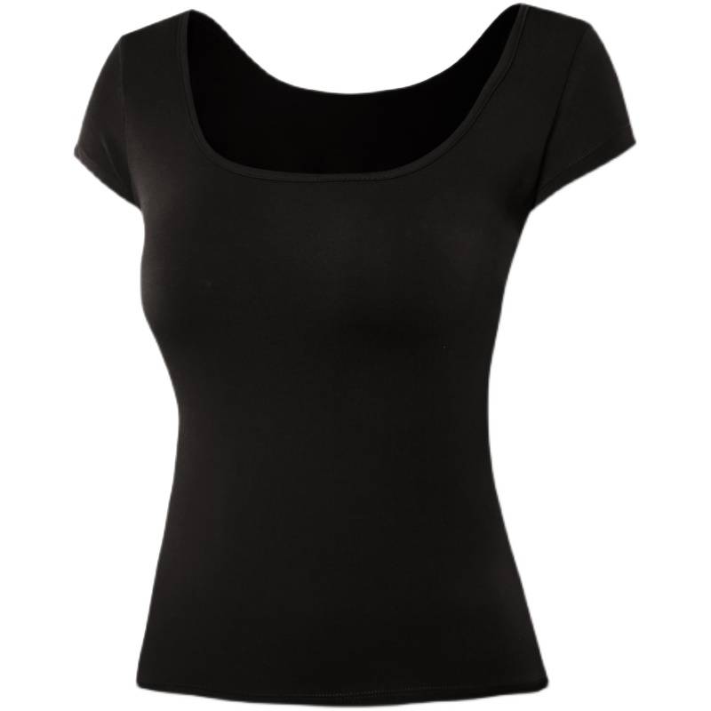 Zhongai Dance Garden Dance Dance Dance Function Services Slim Short -sleeved Fang Ling Ballet Adult Female Chinese Training Dance top