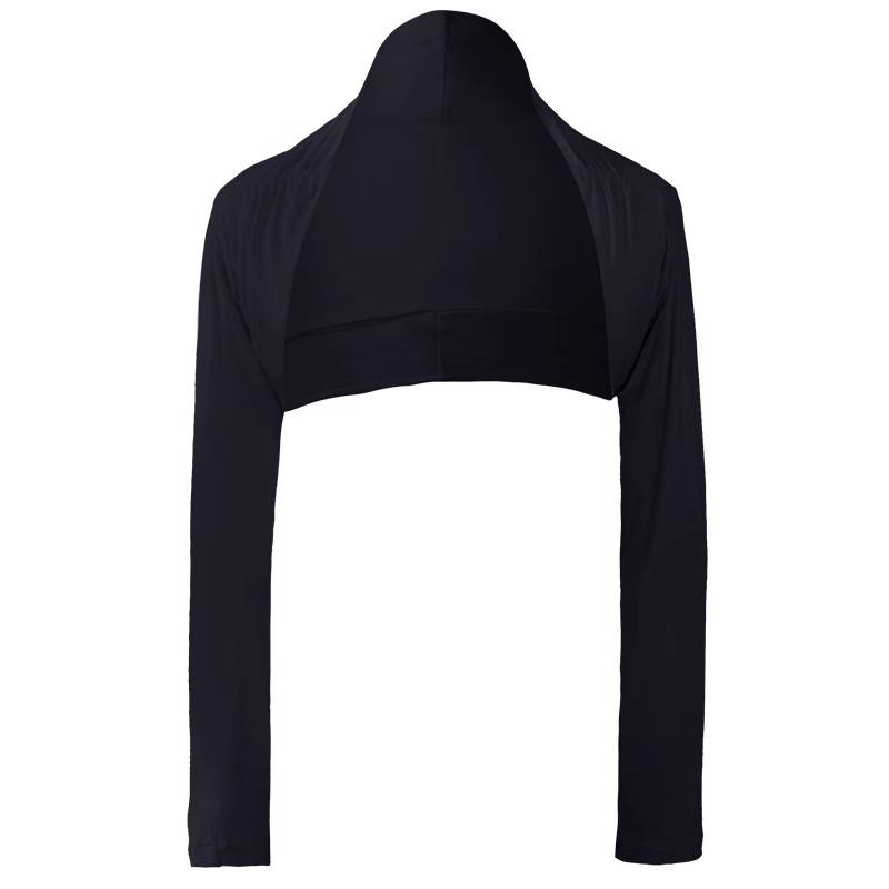 Dance shawl adult jacket female spring and autumn long -sleeved Modalka shoulder ballet black practice uniform special top