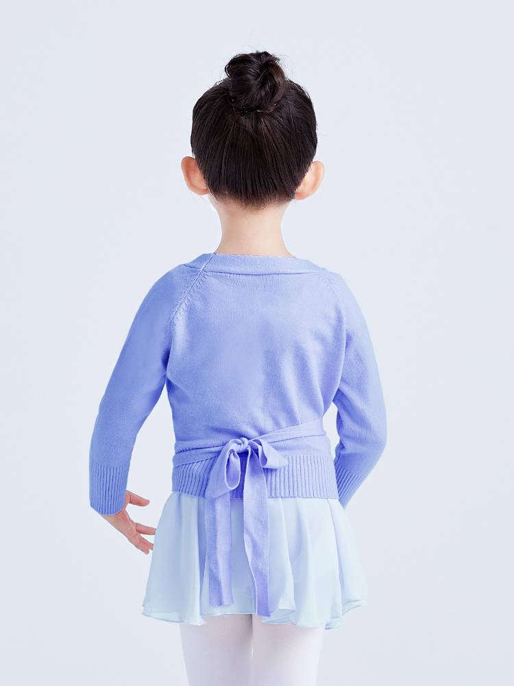 Children's dance sweater girls autumn and winter long -sleeved cardigan dance jacket ballet jackets to practice small shawl