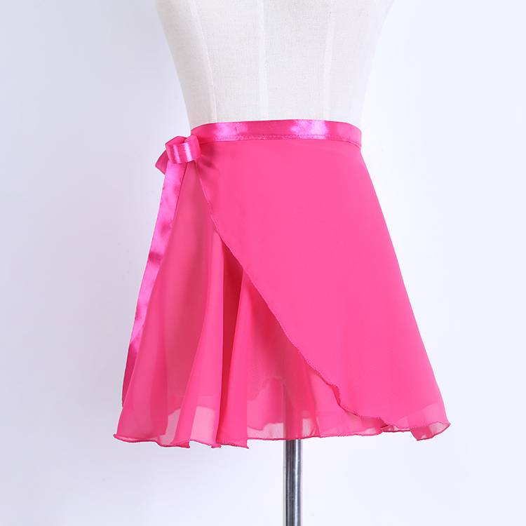 Ballet dance exercise dance dance gauze skirt adult female one -piece chiffon apron children's dancing band -bodied short skirt