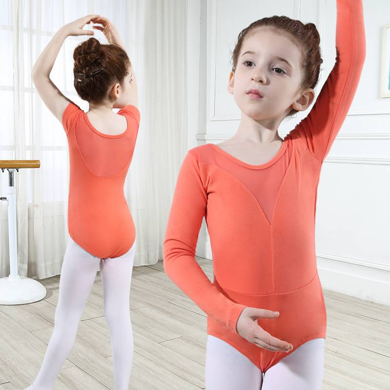 Children's dance service girl ballet skirt practice dancing dancing clothes in summer children gymnastics uniform Chinese dance body clothes