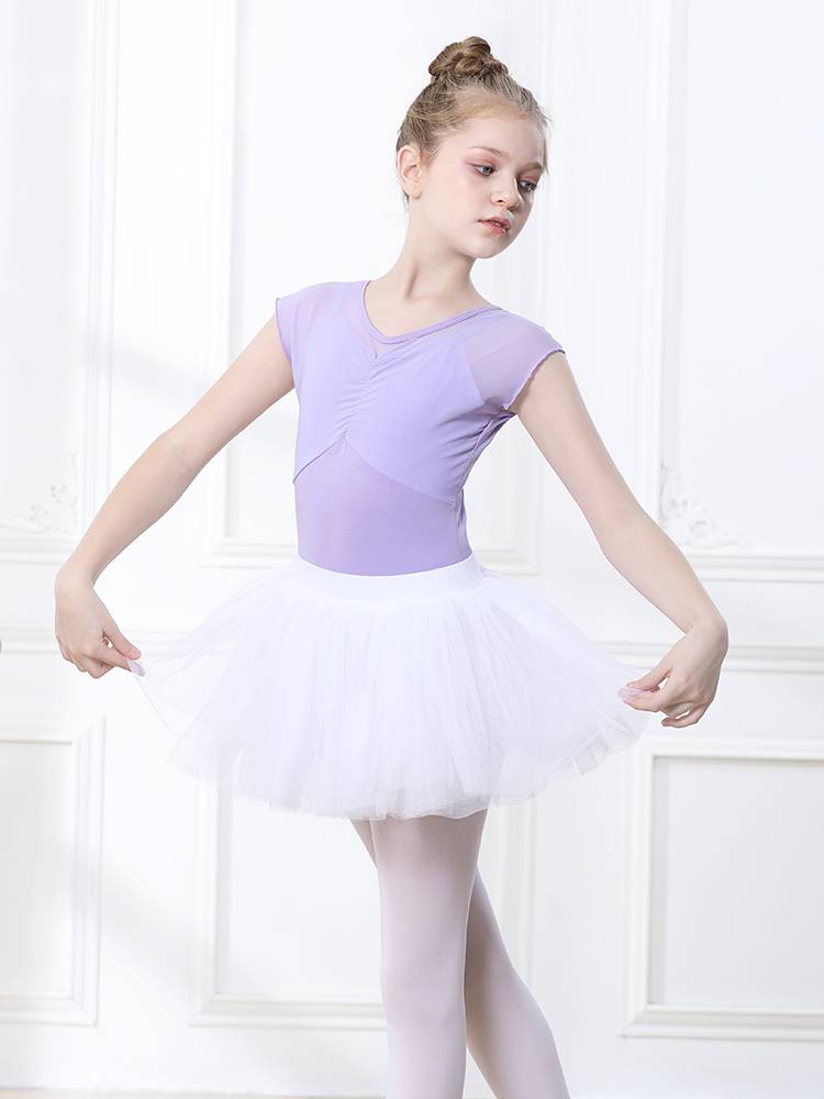 Summer Children's Dance Server Girls Practice Ballet Skirt Studios Student Young Children's Gymnasium Testing Dance Children's Gymnastics Series
