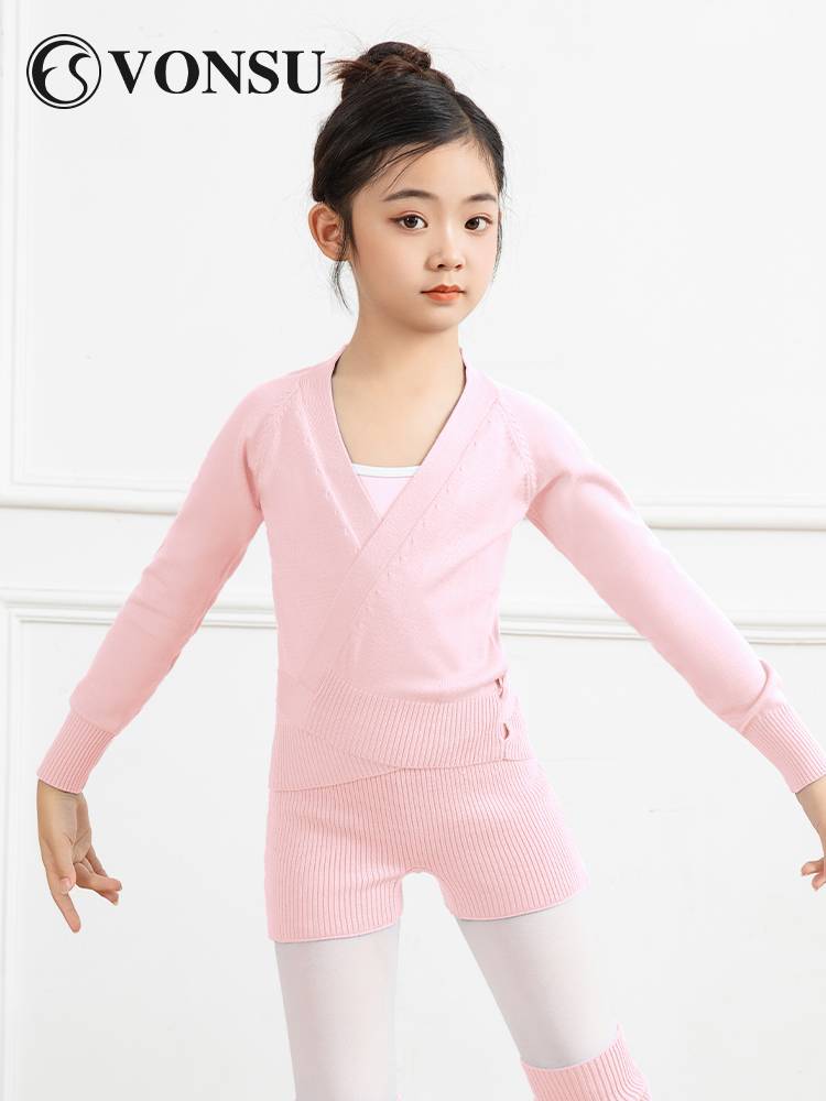 Fanshu Children's Dance Dance Dance Dance Server Ballet Dance Practice Girls Chinese Dance Wet Top Girls Autumn and Winter