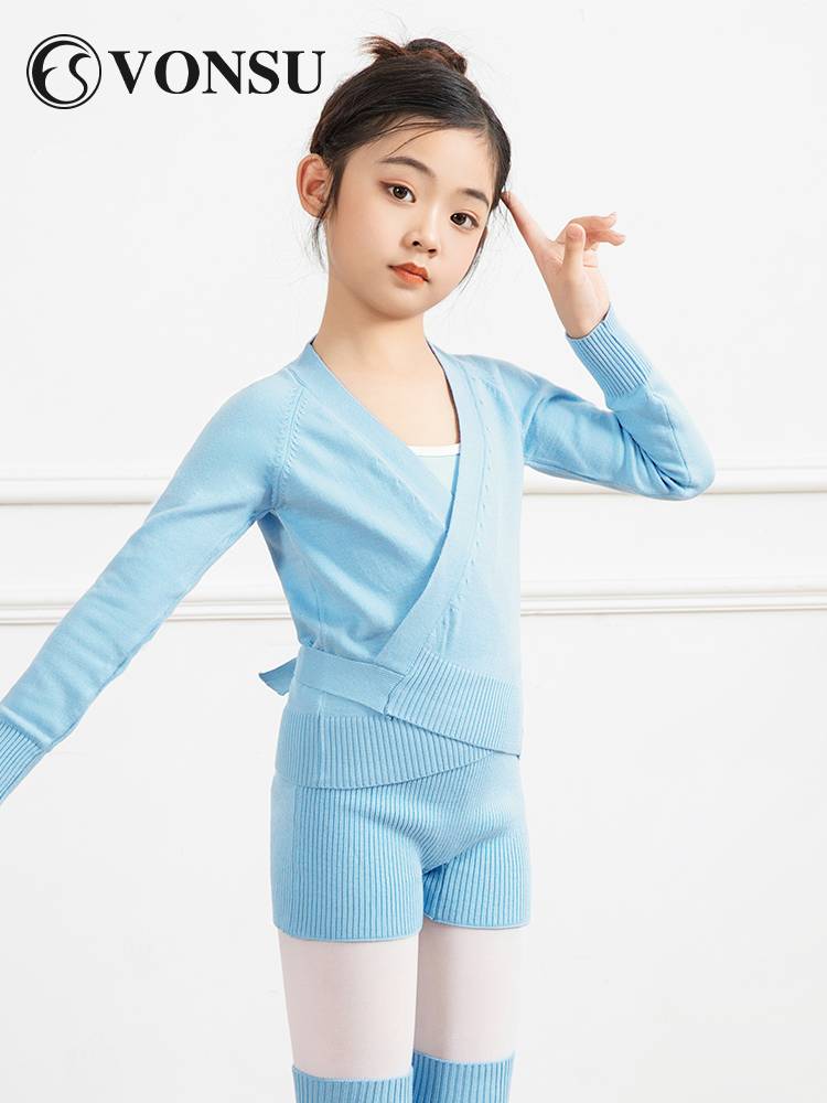 Fanshu Children's Dance Dance Dance Dance Server Ballet Dance Practice Girls Chinese Dance Wet Top Girls Autumn and Winter