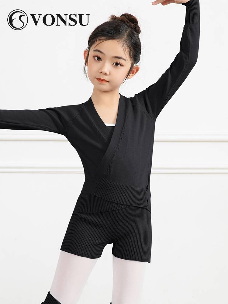Fanshu Children's Dance Dance Dance Dance Server Ballet Dance Practice Girls Chinese Dance Wet Top Girls Autumn and Winter