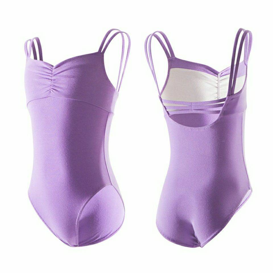 Nanzhi Children's Dance Services Cotton Cotton Examination Gymnastful Gymnast Ballet Discipline Double Strip -shaped Skin -shaped Blue Blue
