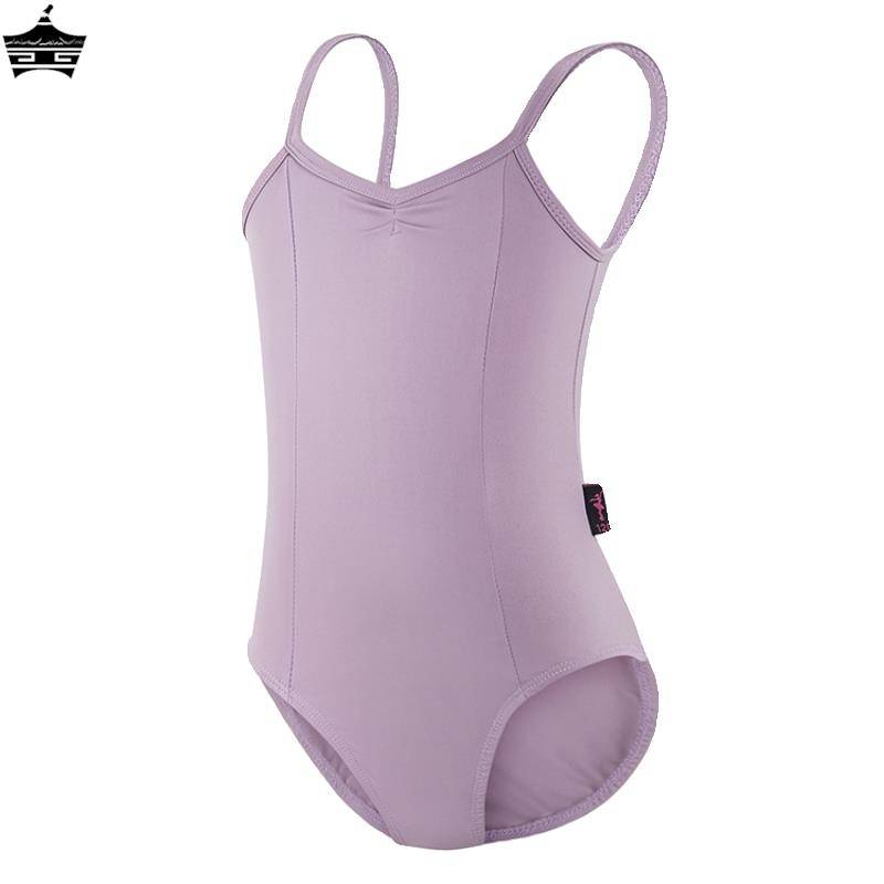 Children's dance service girl suspender gymnastics uniform new conjoined sports ballet suit