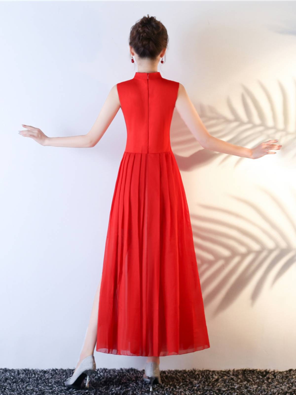 The new white Fanghua same modern dance venelon skirt show dance service performance service ballet dance service girl