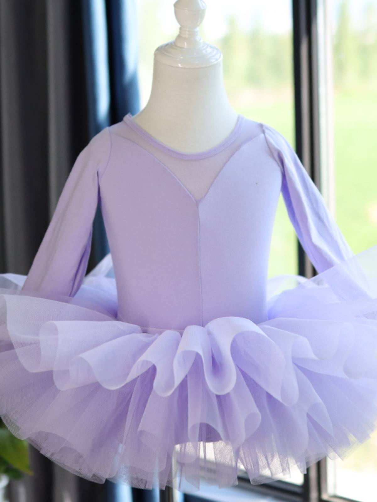 Children's dance service long -sleeved exercise girl Chinese dance ballet body girl test dancing gymnastics uniform set