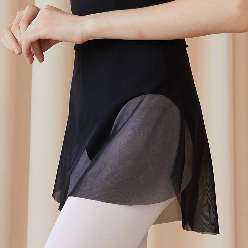 Dance yarn skirt adult female skirt ballet skirt bag hip dance body skirt training exercise net gauze skirt