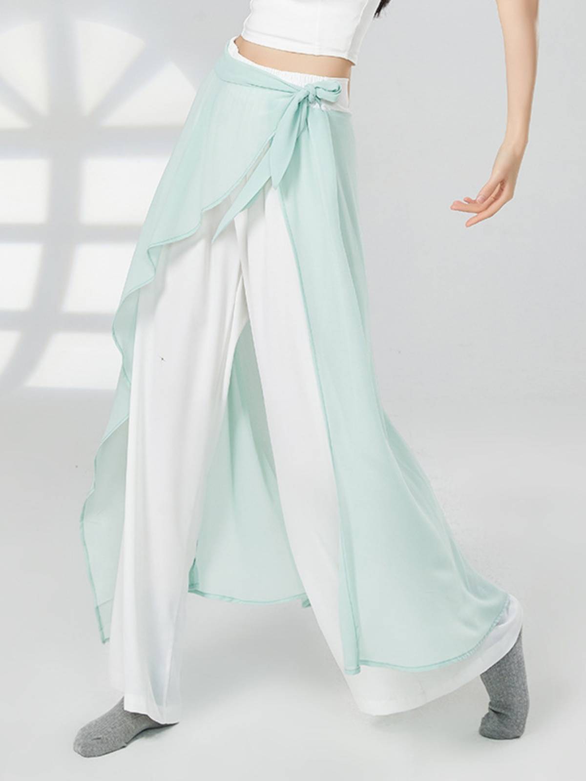 Dance pants female new national style dance modern dance ballet classical dance, elegant exercise, performance dressed dress new dress