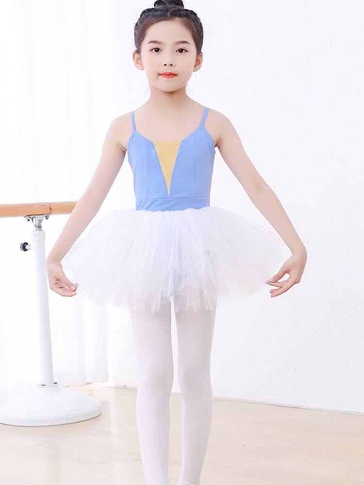 Girls Ballet Dance Skirt Children's Dance Club Panto Puff, Popular Skirt Crypto Skirt White Dancing Box Skirt
