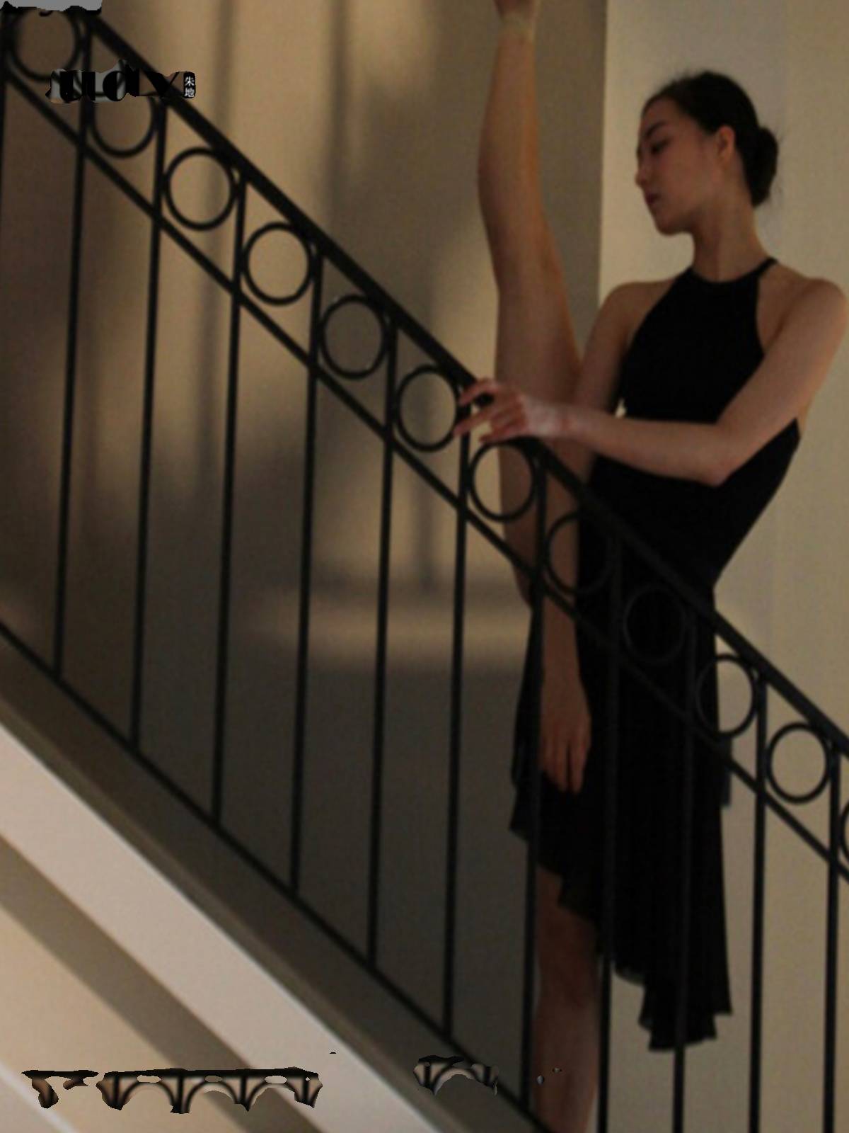 Ballet dance exercise service women's connective clothes summer new black base training clothes styling dressing dance clothing gymnastics uniforms
