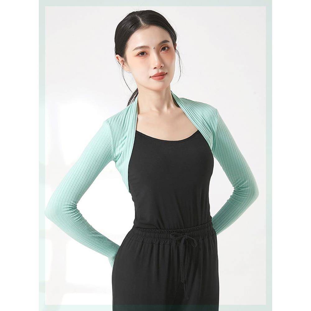 Ballet dance service practice service female knit long -sleeved sleeve jacket shawl shawl Xiaoba shoulder thin -shaped body clothes shawl