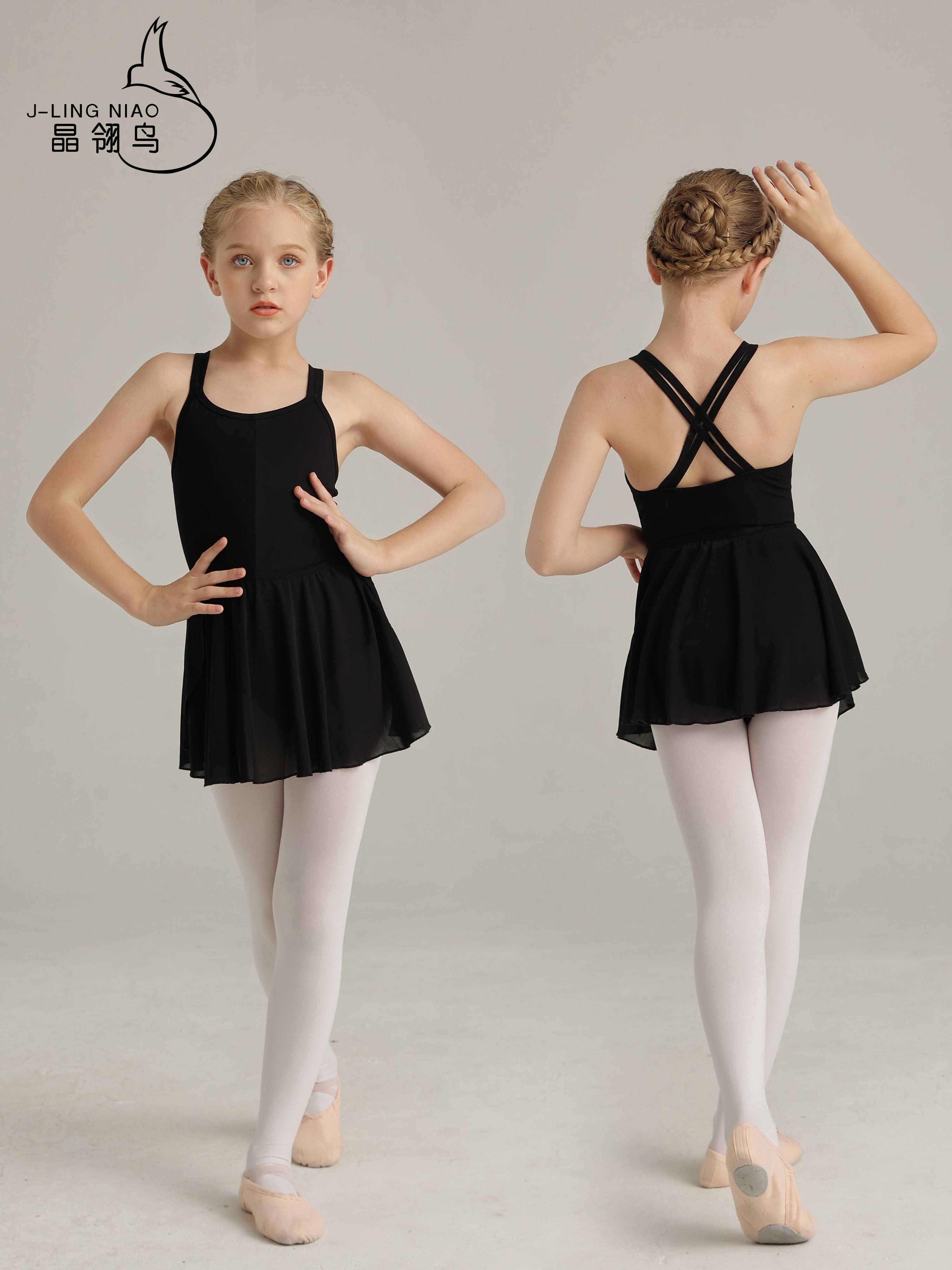 Children's body service suspender training service professional sportswear gymnastics ballet dance body service base training girl