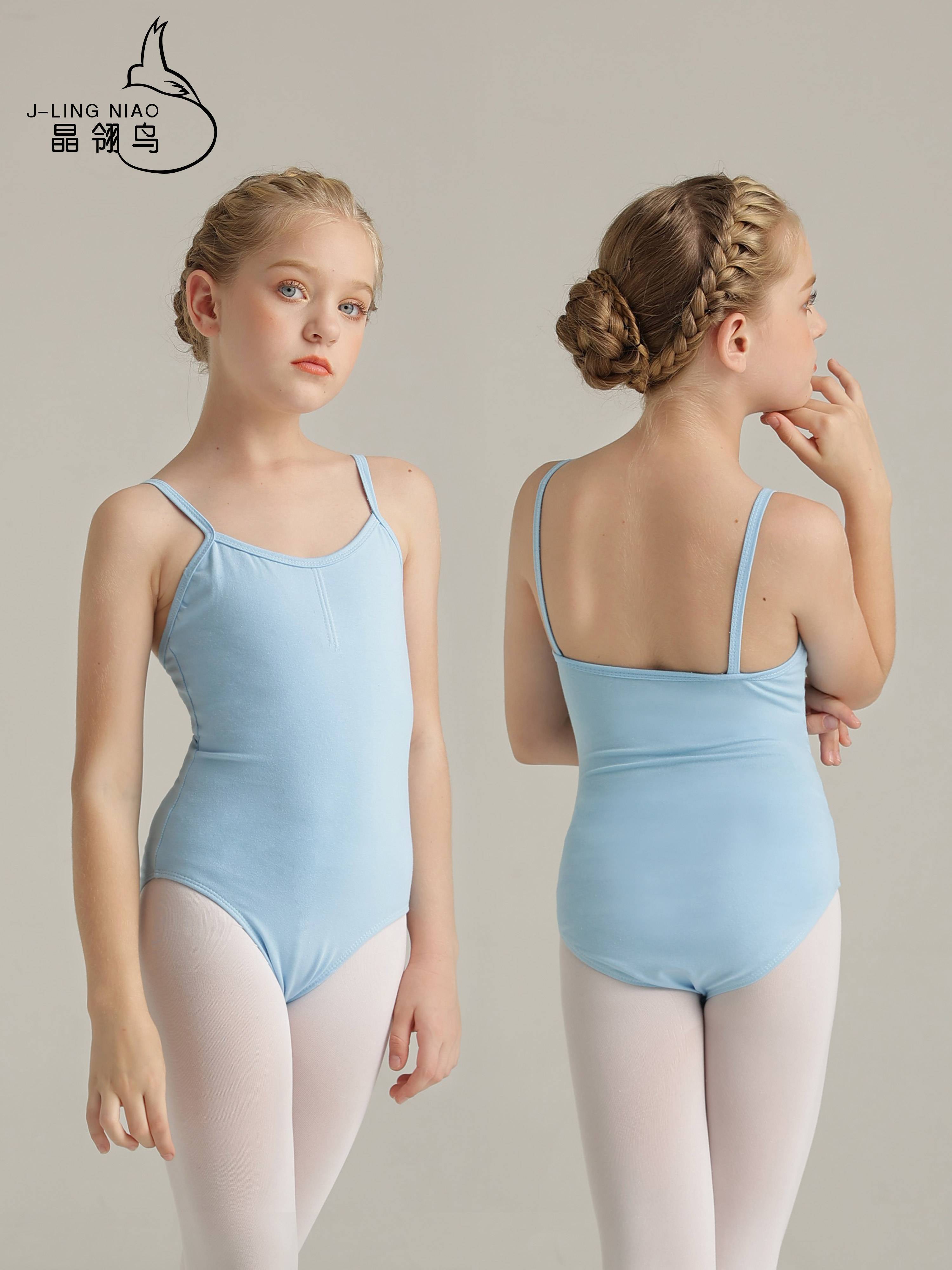 Children's body service suspender training service professional sportswear gymnastics ballet dance body service base training girl