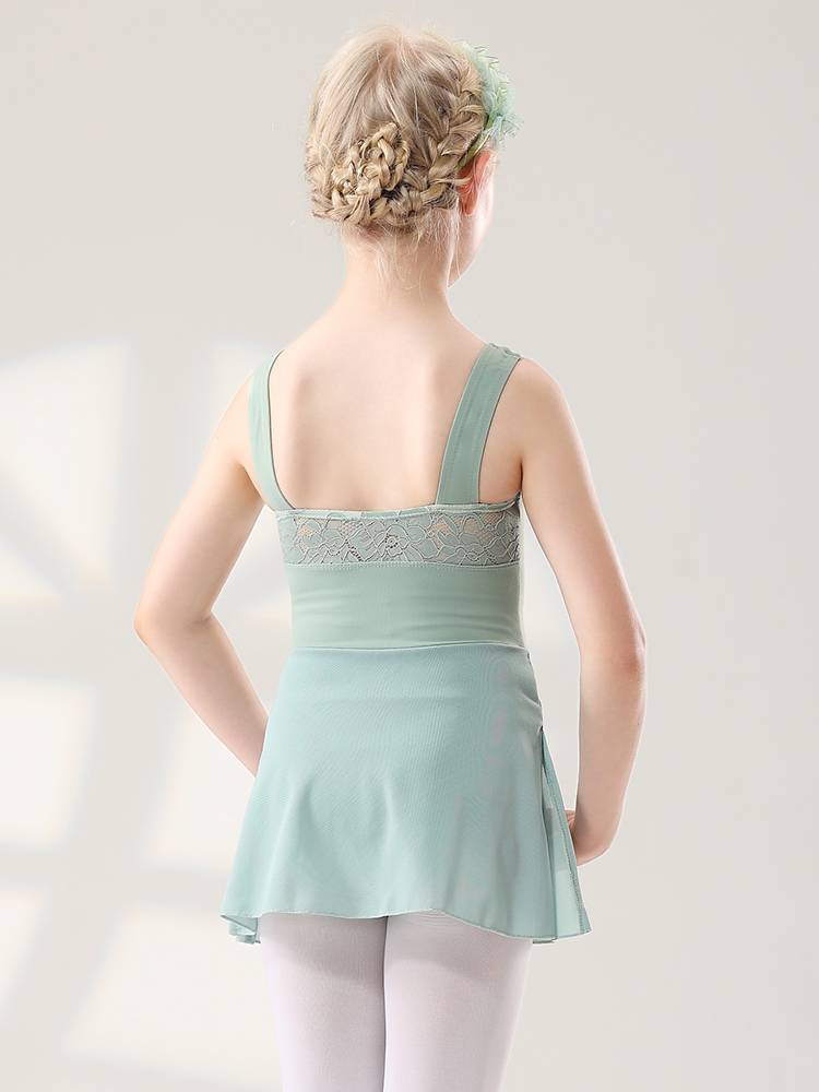 4088 Children's Dance Female Ballet Skirt Girls Performance Performance Gymnast Summer New Striper Conjunction