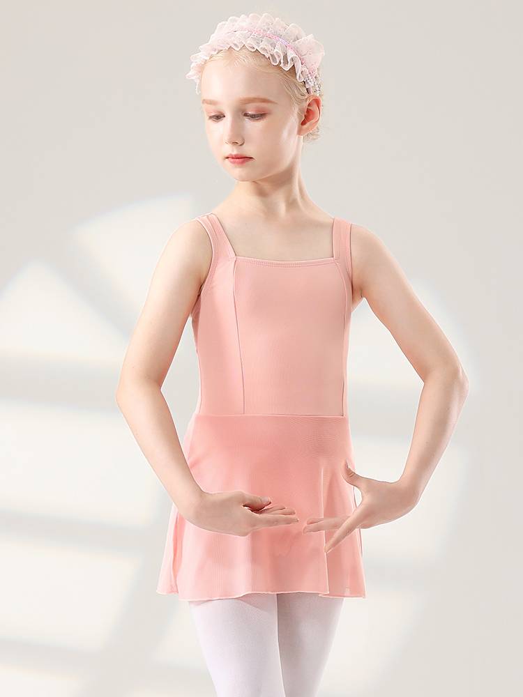 4088 Children's Dance Female Ballet Skirt Girls Performance Performance Gymnast Summer New Striper Conjunction