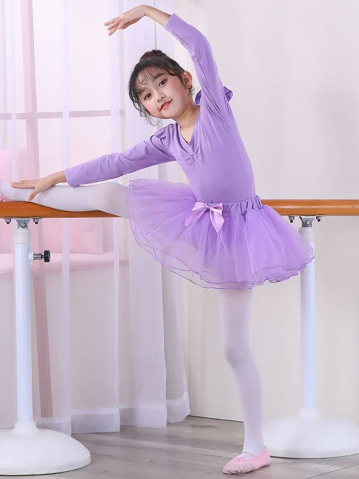 Cotton ballet exercise exercise children's children -type sports service teacher recommends dance test grading Chinese dance opening puff skirt
