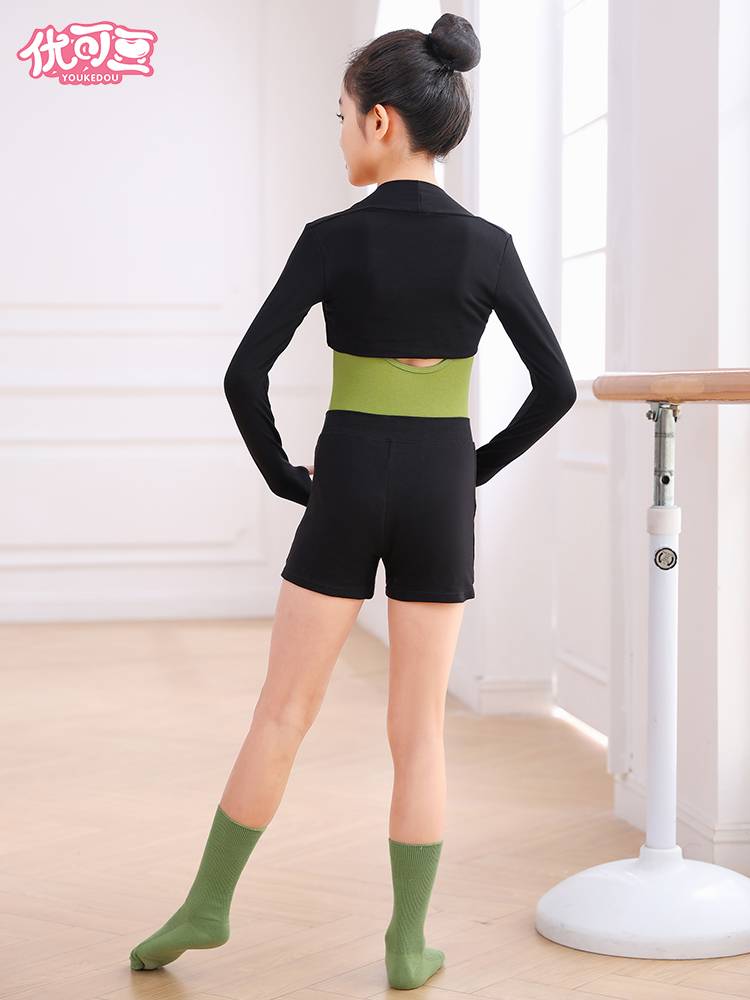 Ballet dance exercise uniforms shawl children's dance small shoulder gymnastics uniforms outside dancing special female dance jackets