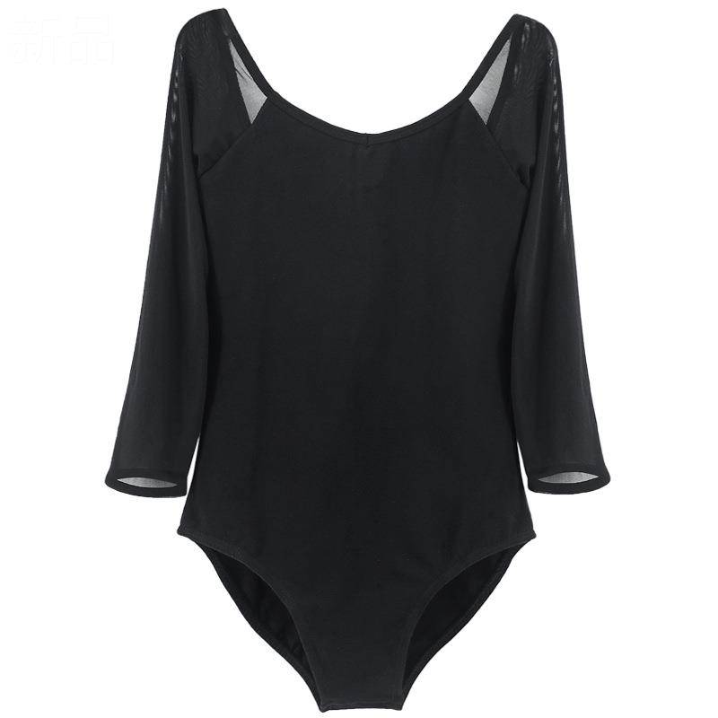 Spot ballet Dance Classical Dance Practice Dance Dance Female Seven -Packa Sleeve Black Dancers Art Test Conjunction