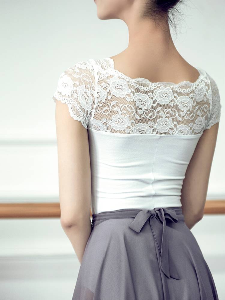 Little jasmine embroidery gymnastics uniform adult daughter -in -law dance service ballet exercise fitting suit