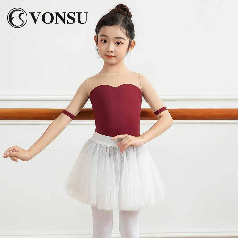 Vonsu Fanshu Children's Ballet Dance exercise professional dance -shaped sports service new elastic body service test