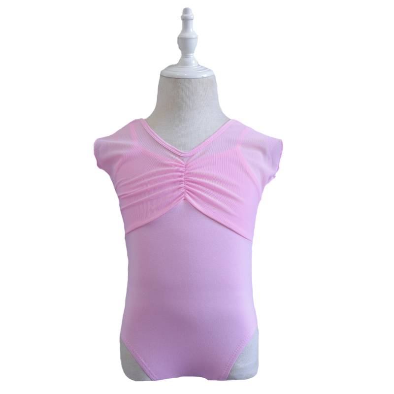 Children's dance service girl practice service summer baby ballet performance service kindergarten suspender gymnastics uniform open crotch