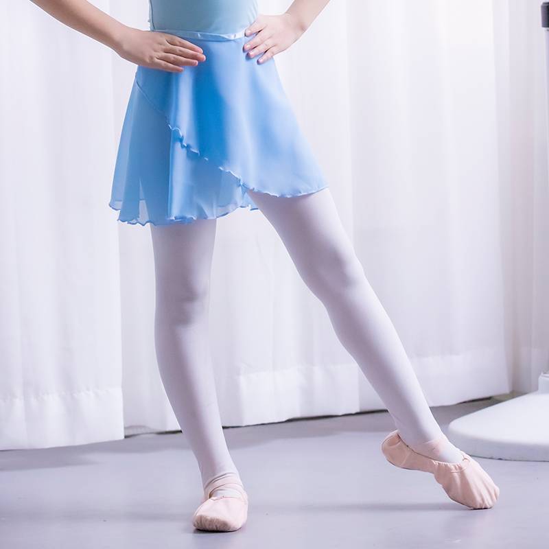 Children's skirt women's basic dance skirt children's ballet training skirt chiffon skirt one waist apron dance clothing