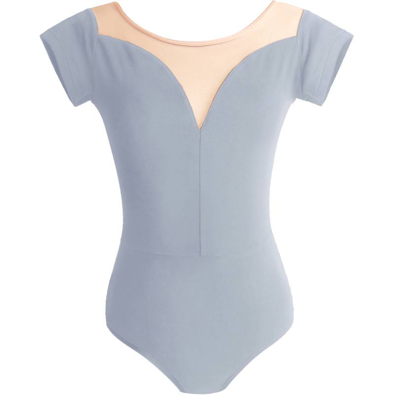 Spot dance service female ballet exercise, adult autumn short -sleeved H conjoined teacher body art test base training