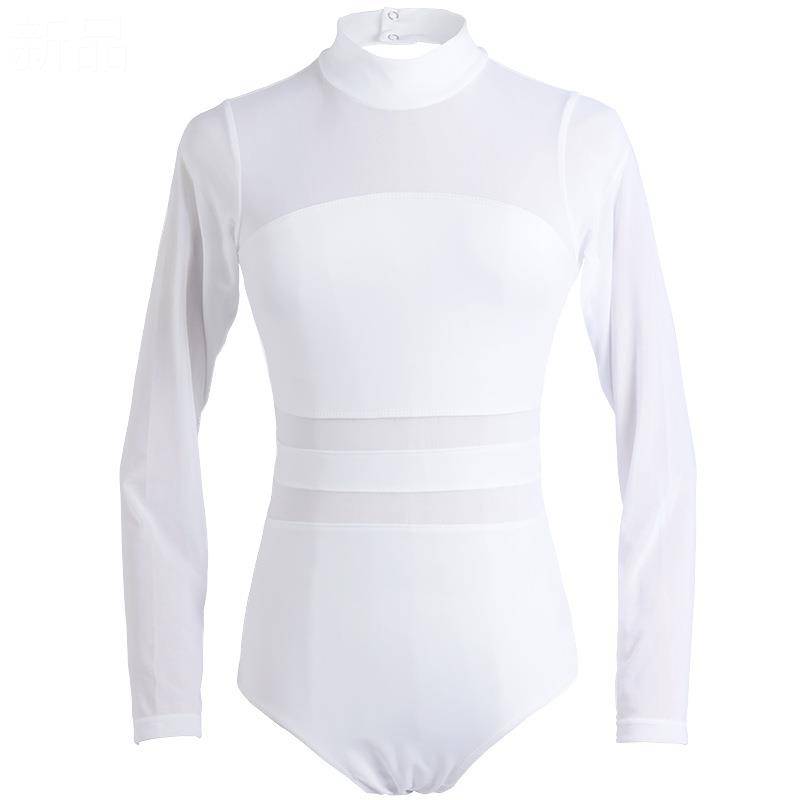 Adult ballet dance clothes connected to practice service long -sleeved classical dancer teacher air yoga shape clothes