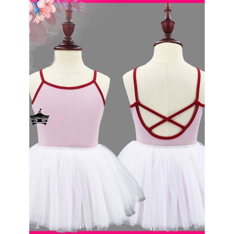 Summer Children's Dance Practice Gong Service Girls Ballet Professional Gymnastics Female Art Test Drisis Dance Skirt