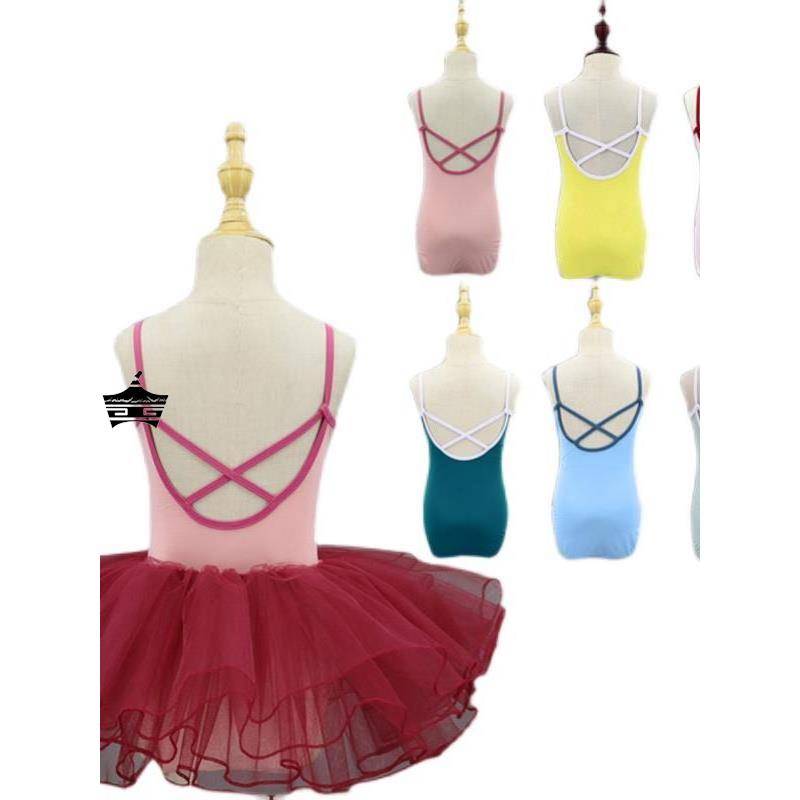 Summer Children's Dance Practice Gong Service Girls Ballet Professional Gymnastics Female Art Test Drisis Dance Skirt