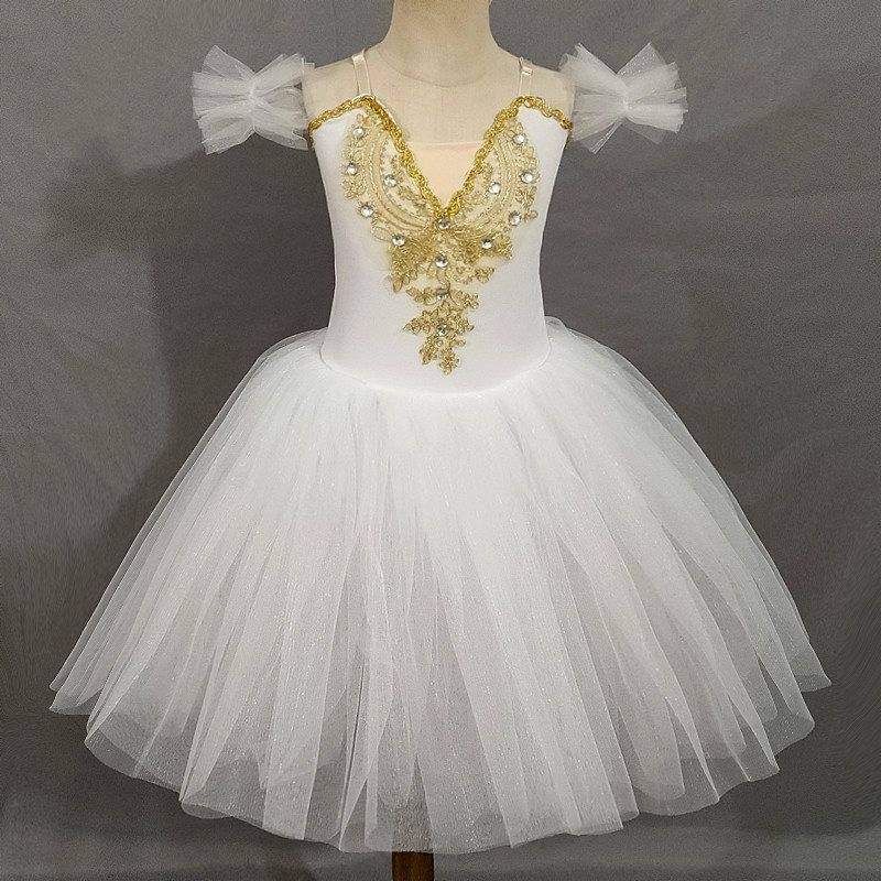 Girl Skirt Ballet Dance Six Performance Server Children Ballet Dance Services Practice Service Set