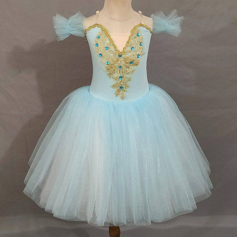 Girl Skirt Ballet Dance Six Performance Server Children Ballet Dance Services Practice Service Set