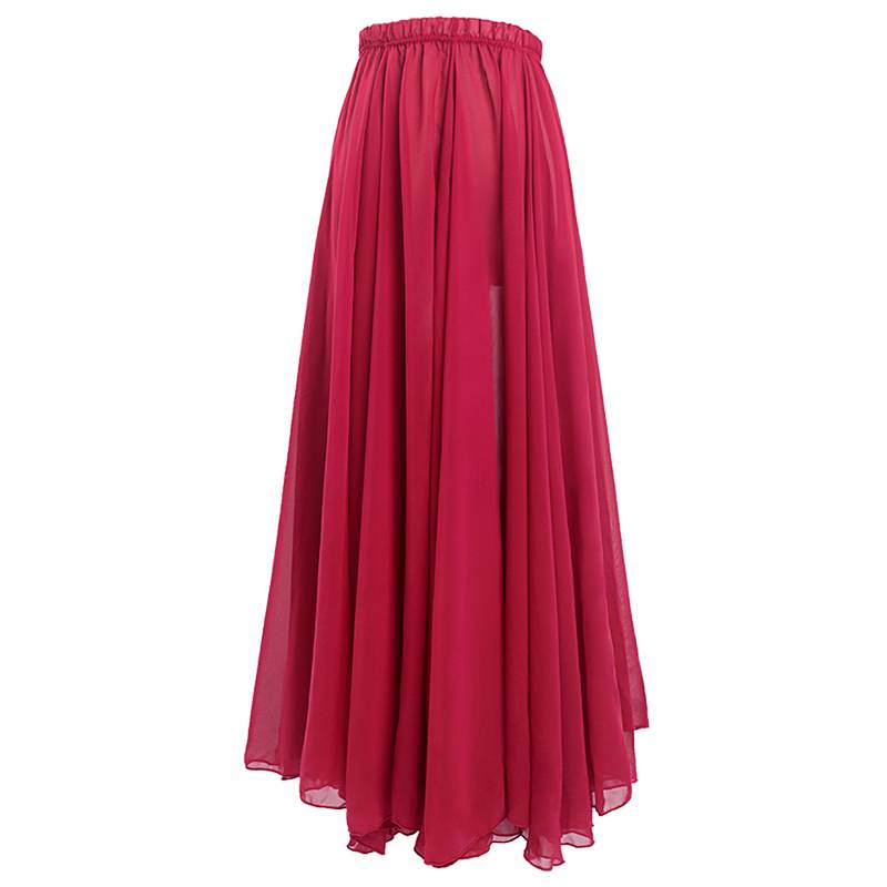 Ballet Dance Female adult skirt Boiler skirt Summer Classical National Dance Practice Q skirt 720 degrees practice long skirt