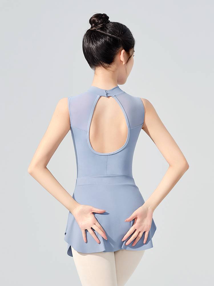 Dance service adult black art test connecting female ballet exercise in the body dance gauze skirt art test fucking