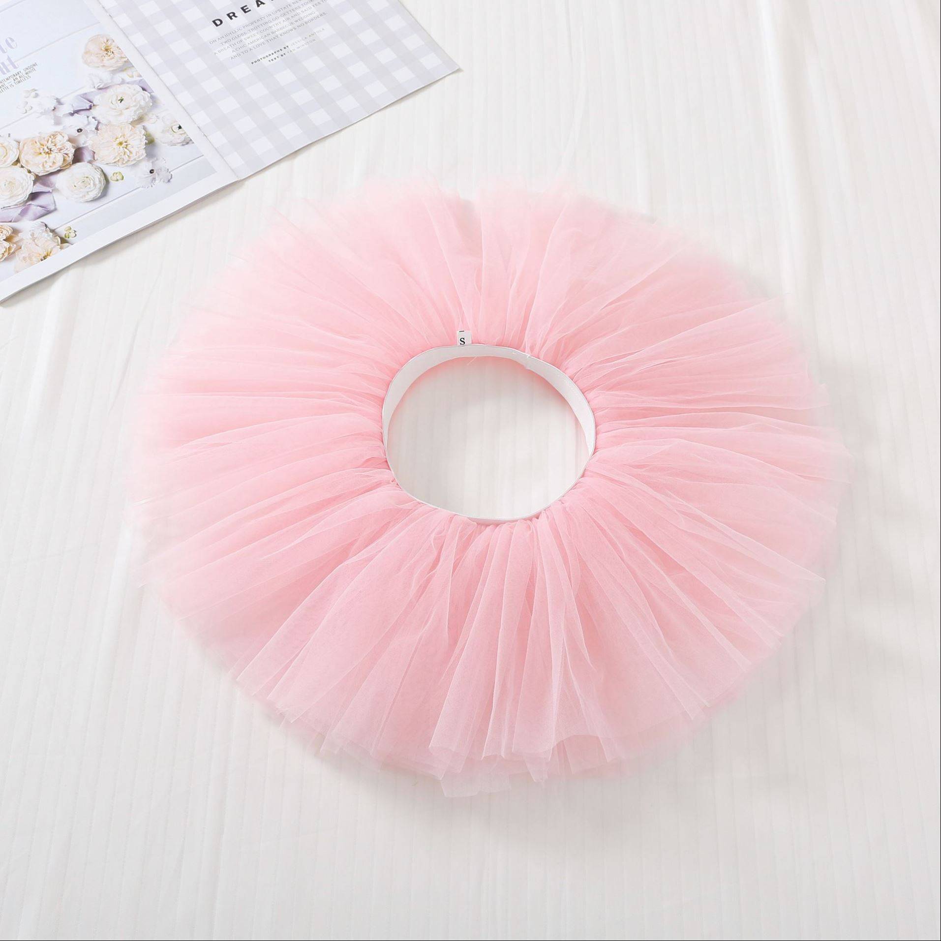 Dance hip skirt dancing dancing skirt Ballet ballet children's fart curtain lace skirt covered with a piece of girl professional gauze skirt