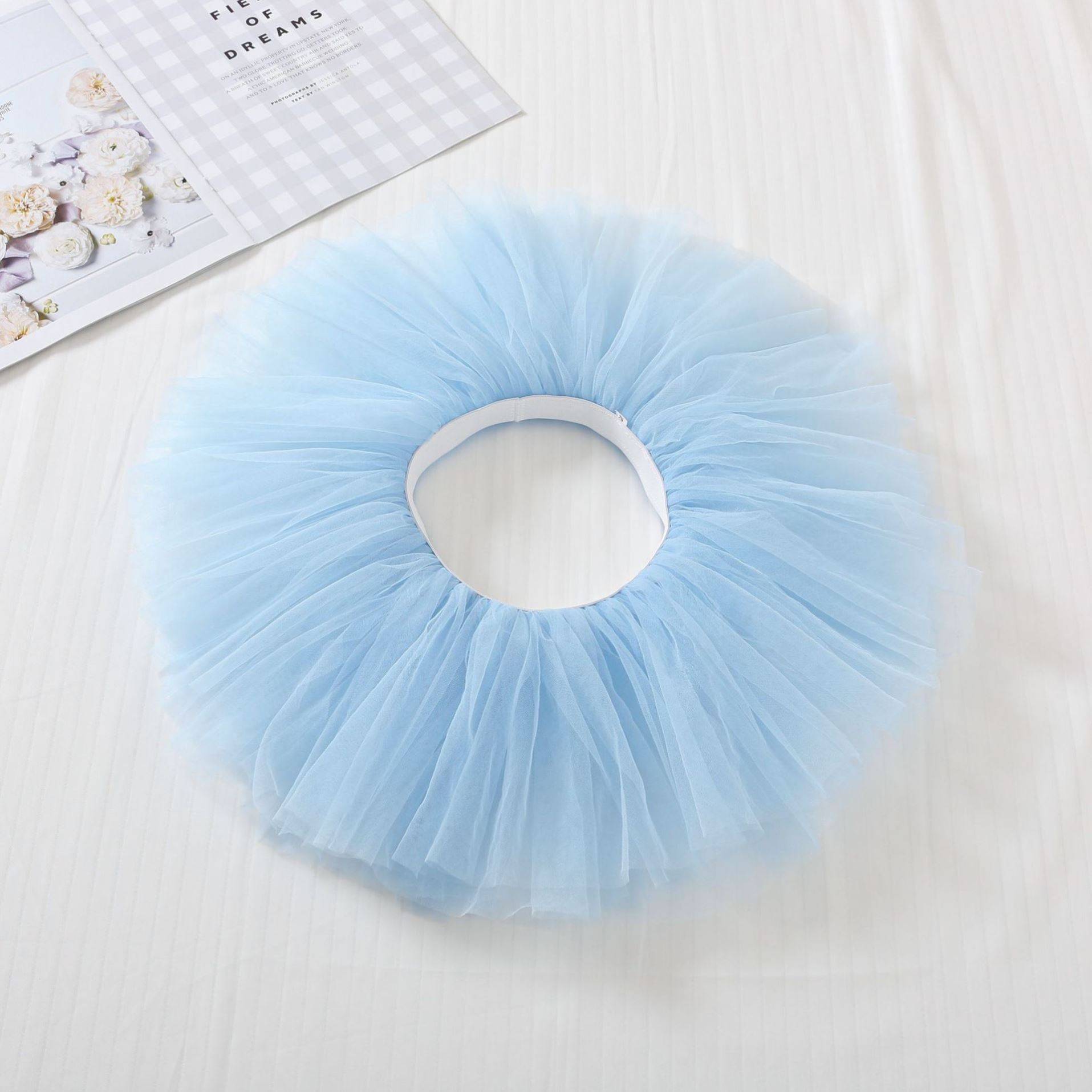 Dance hip skirt dancing dancing skirt Ballet ballet children's fart curtain lace skirt covered with a piece of girl professional gauze skirt