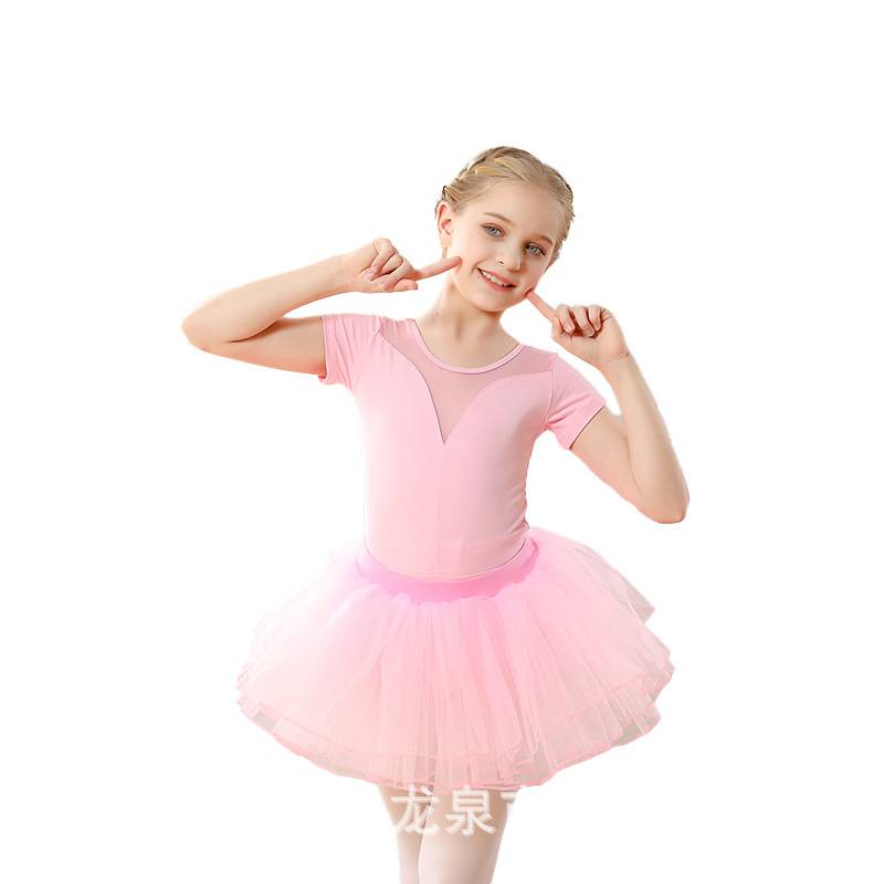 Dance hip skirt dancing dancing skirt Ballet ballet children's fart curtain lace skirt covered with a piece of girl professional gauze skirt