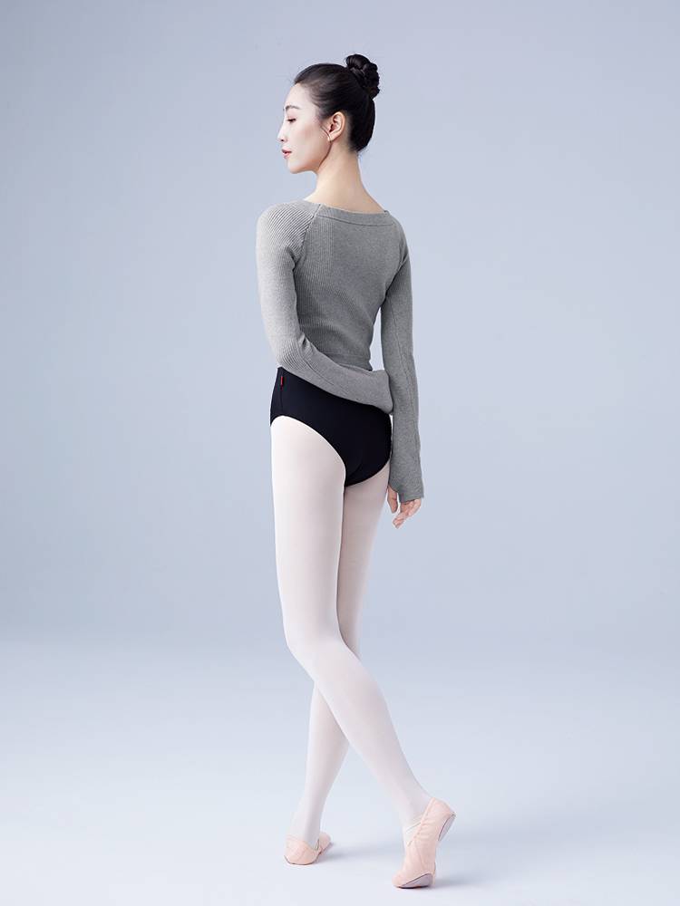 Dance clothing sweater adult girl autumn and winter long sleeve exercise small jacket ballet clothes outside children's shawl tops