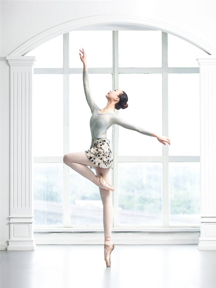 Little Jasmine Nets Sleeve Gymnastics Server Adult Female Dance Services Ballet Disciples Conjunction Faculty Faculty Form Switzer Clothing