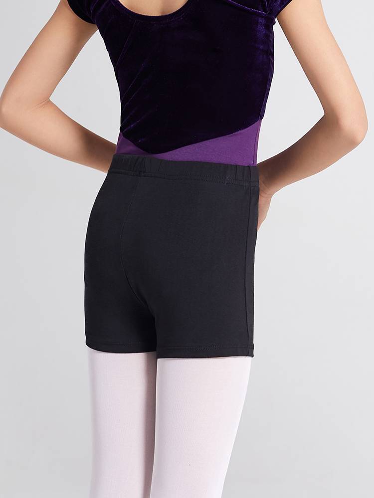Poetry, children's thongs, children's tweaks, girls' black dancing in ballet thongs