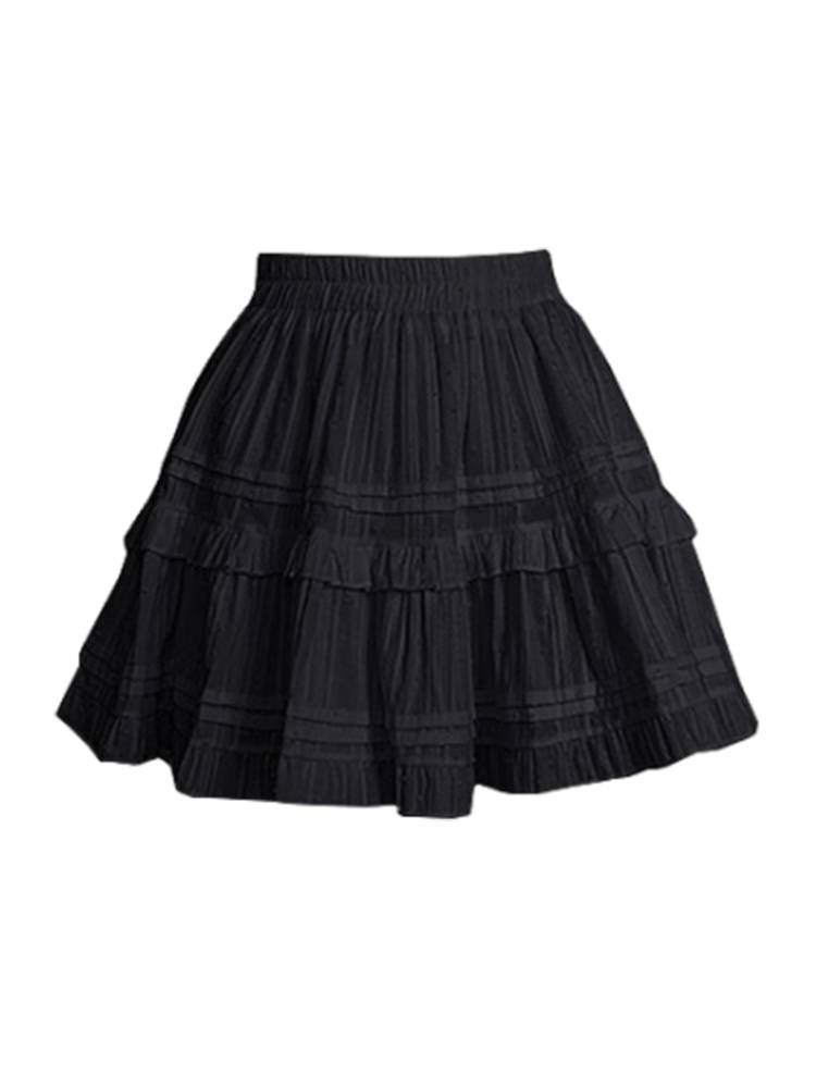 Ballet white cake skirt A -shaped skirt children's dress summer 2024 new puff skirt small short skirt
