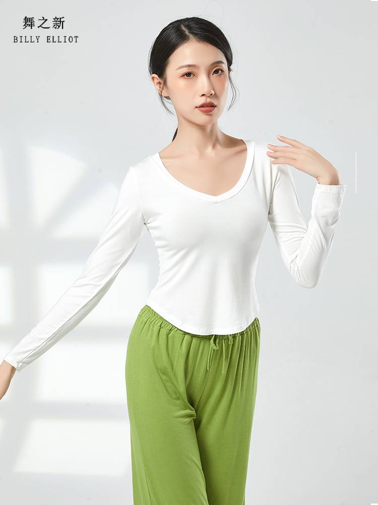modale dances modern-day dance shorts, black v-collar adult classical dances summer