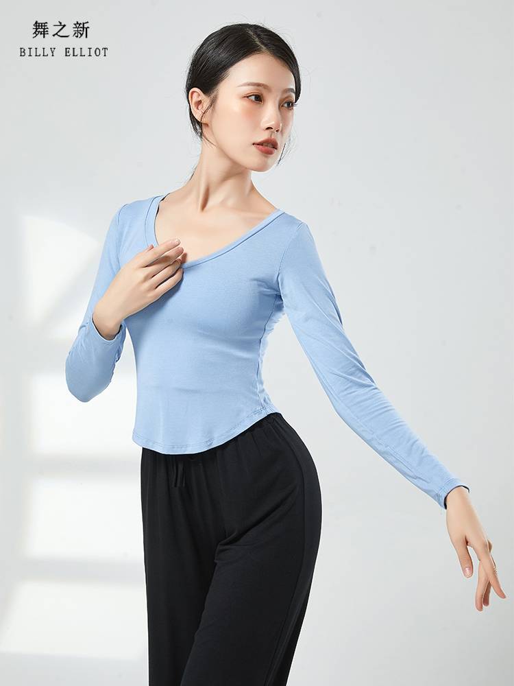 modale dances modern-day dance shorts, black v-collar adult classical dances summer