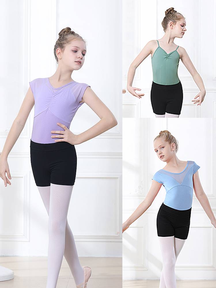 Children's dance clothing three -point pants black shorts girl practice pants bottoming safety pants dancing pants ballet clothes